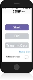 iOS app「iDRIMS measurement」